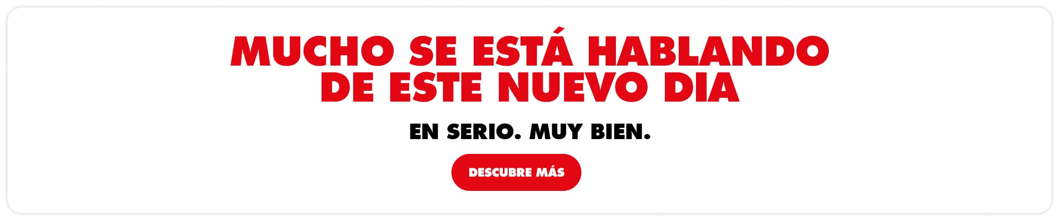 En serio. Muy bien.